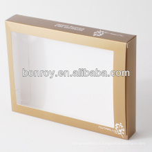 Caja de ventana clara impresa del PVC que empaqueta con estilo de encargo